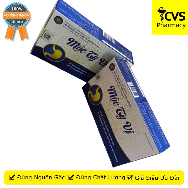 Mộc Tỳ Vị Hỗ Trợ Giảm Trào Ngược Và Loét Dạ Dày Hộp 30V - Cvspharmacy