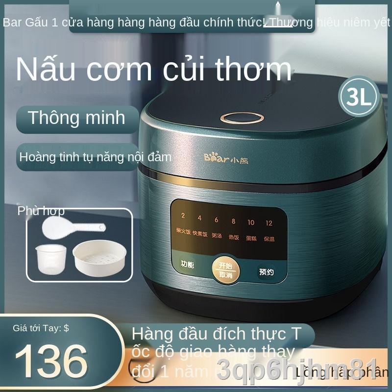 ๑♞Gấu Nồi Cơm Điện3LHộ Gia Đình Đa Chức Năng Tự Động Thông Minh3Người Nồi Cơm Điện Nhỏ2Người4Mini