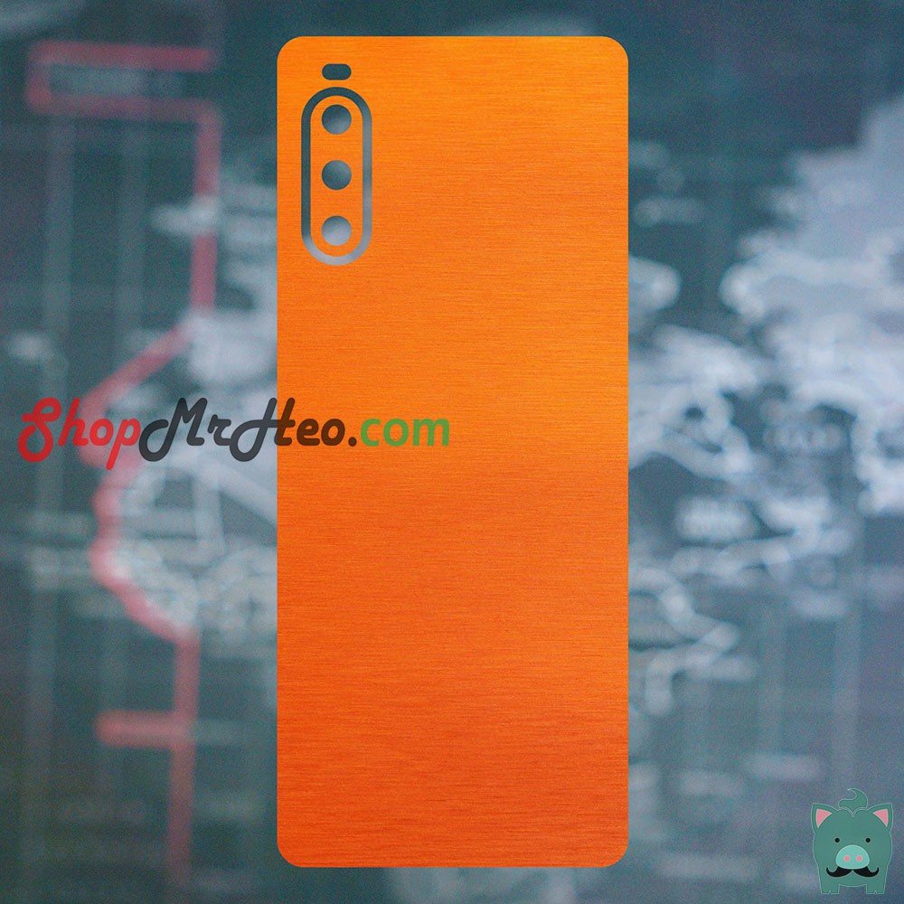 Skin Dán Mặt Sau Lưng Vân Nhôm Sony Xperia 10 - Sony 10 Plus - Sony 10 ii  - Sony 10 iii