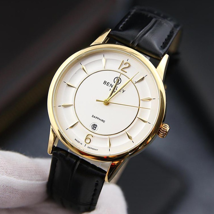 Đồng Hồ Nam BEN3234 Dây Da Cao Cấp 2 Màu Sang Trọng Mặt Kính Chống Xước, Chống Nước BH Hãng 12 Tháng