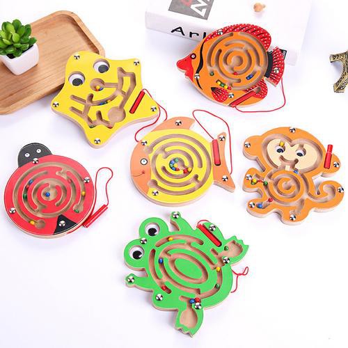 Đồ chơi hạt mê cung bằng gỗ cho bé