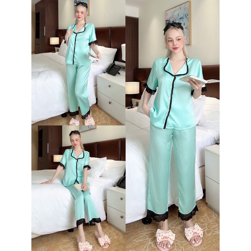 đồ ngủ nữ, đồ lụa satin, đồ bộ mặc nhà