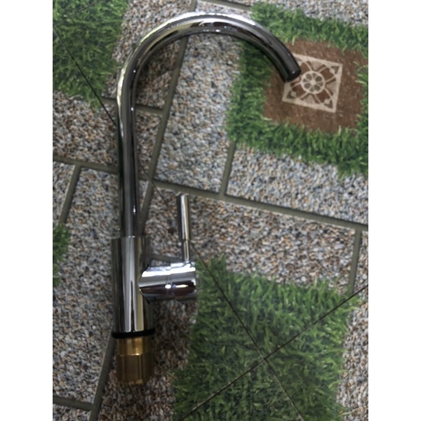 Vòi Rửa Bát Gắn Chậu Nóng Lạnh VAMBER 100% bằng đồng