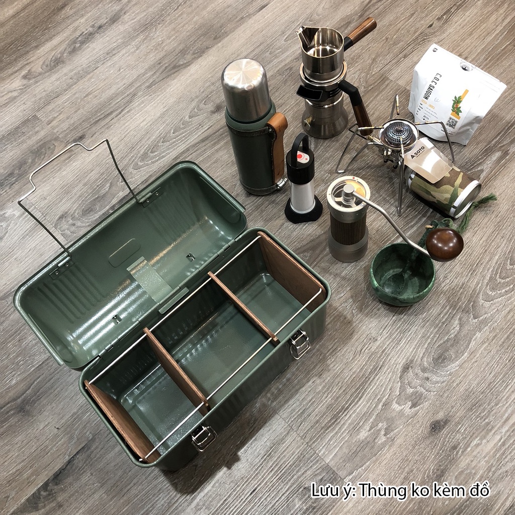 Thùng stanley classic lunch box 9 lít - Tặng vách chia khoang di động