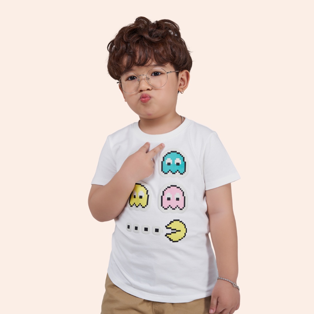 Áo thun trẻ em YODY vải cotton mềm mịn, thoáng mát in hình hoạt hình TSK5201