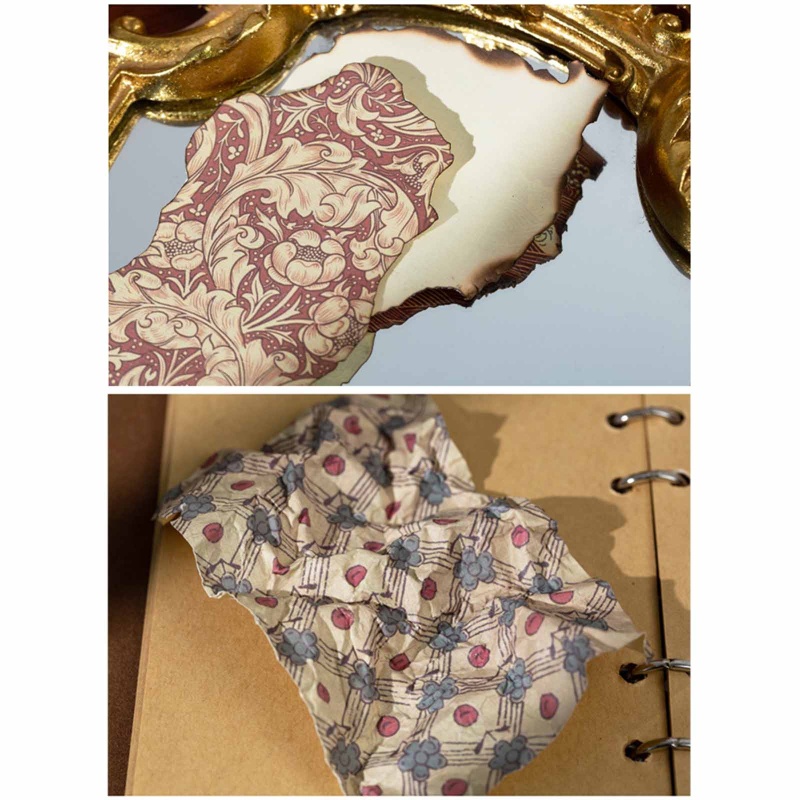 Giấy Kẻ Sọc Caro Phong Cách Cổ Điển Dùng Trang Trí Sổ Tay