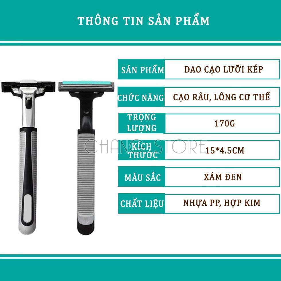 Sét dạo cạo râu 36 lưỡi kép thay thế kèm kem cạo, sắc bén