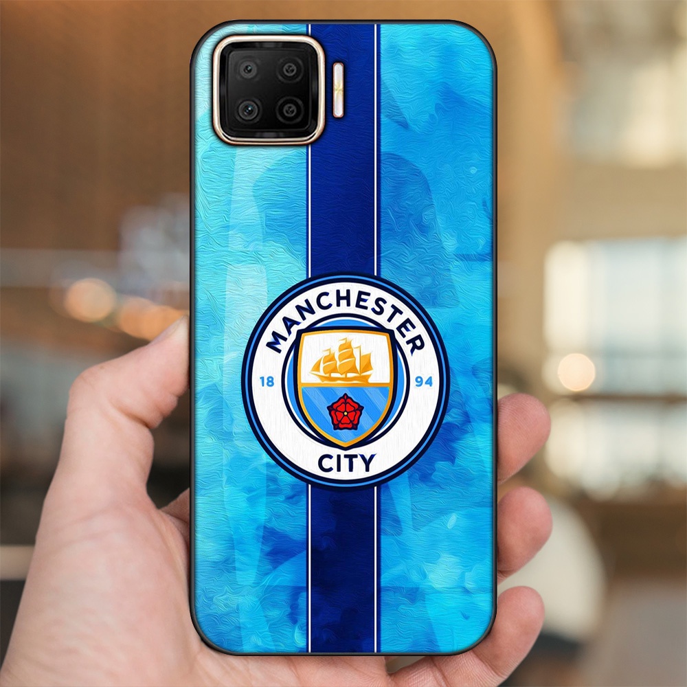 Ốp lưng Oppo A73, A93 4G viền đen in hình Manchester City MC