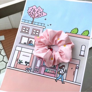 Cột tóc scrunchies sakura