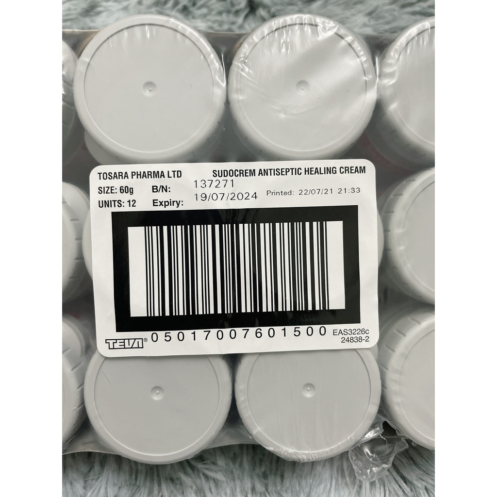 (DATE 2025) Kem hăm Sudocrem cho bé sơ sinh nội địa Anh 60gr SUDOCREAM