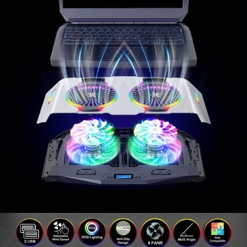 Đế tản nhiệt laptop Led RGB BAMBA B9 - Led RGB