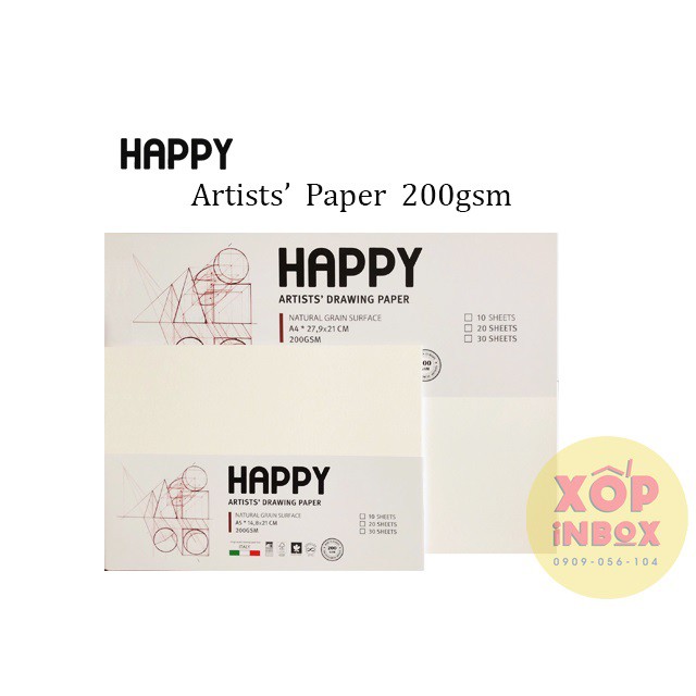 Giấy vẽ Canson Happy Ý A3