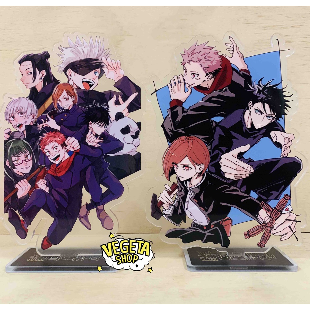 Mô Hình Tượng Standee Acrylic Mica 2 mặt - Jujutsu Kaisen Chú thuật hồi chiến - Yuji Itadori Sukuna Gojo Megumi Nobara