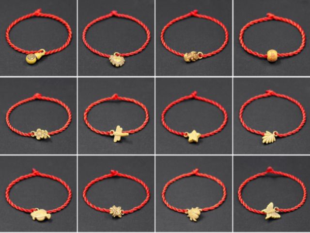 Vòng Đeo Tay Chỉ Đỏ May Mắn 1K