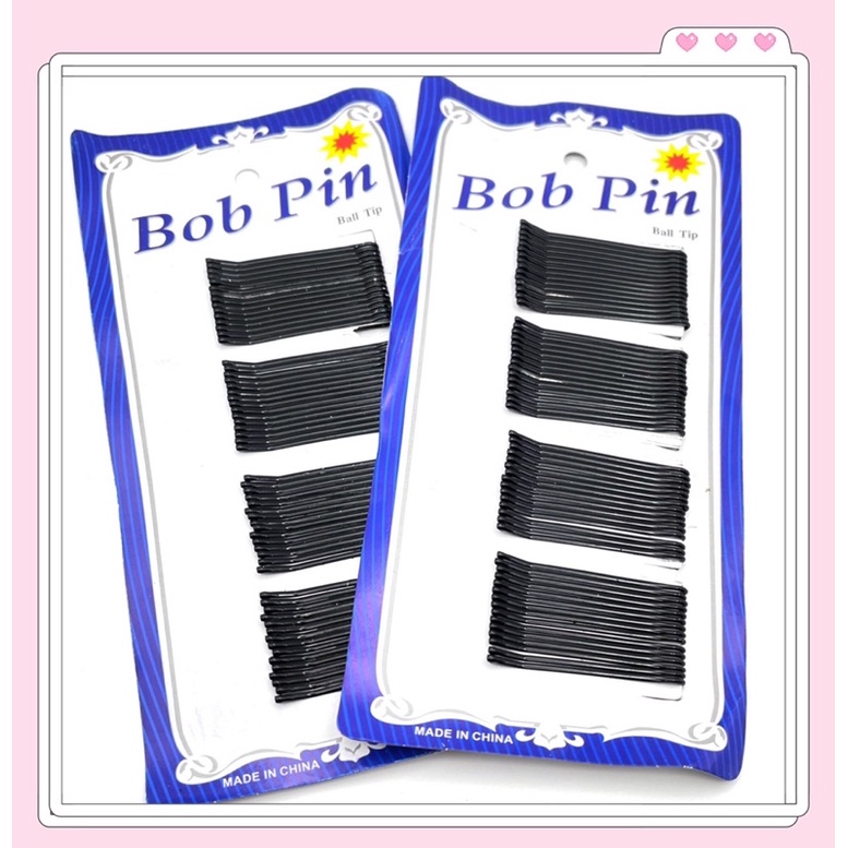 Kẹp Tăm Kẹp Tóc Tăm Màu Đen Cặp Làm Tóc Bob Pin Cố Định Tóc Cho Các Nàng