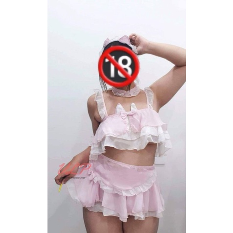 [BIGSIZE_80KG]_DN103_Set cosplay / hoá thân cô hầu mèo / bé mèo xinh / hầu gái sexy