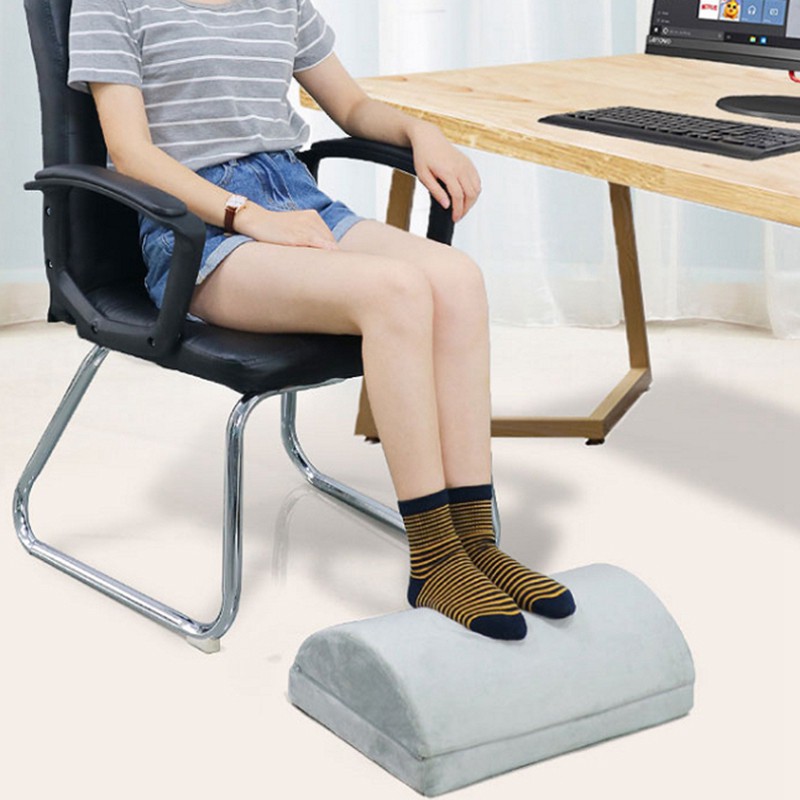 Gối gác chân thiết kế tiện dụng để dưới bàn làm việc máy tính/dùng trong nhà riêng/dùng khi đi đi du lịch