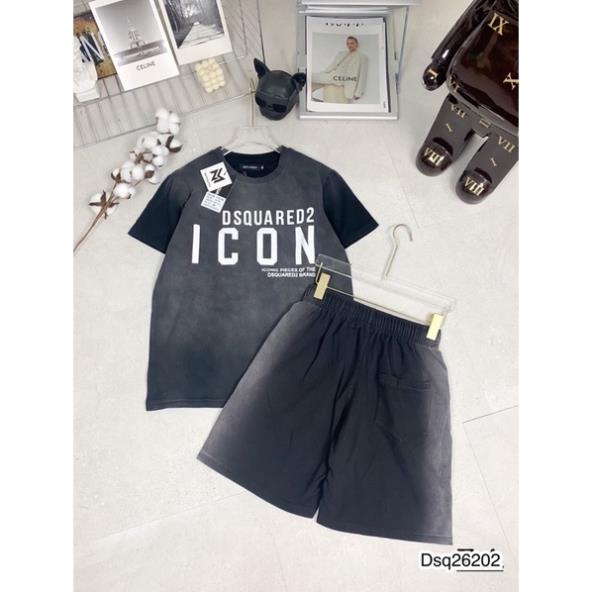 Bộ Nam DSQ Vải Cotton Loang Cao Cấp - Bộ DSQ Mùa Hè Cho Nam
