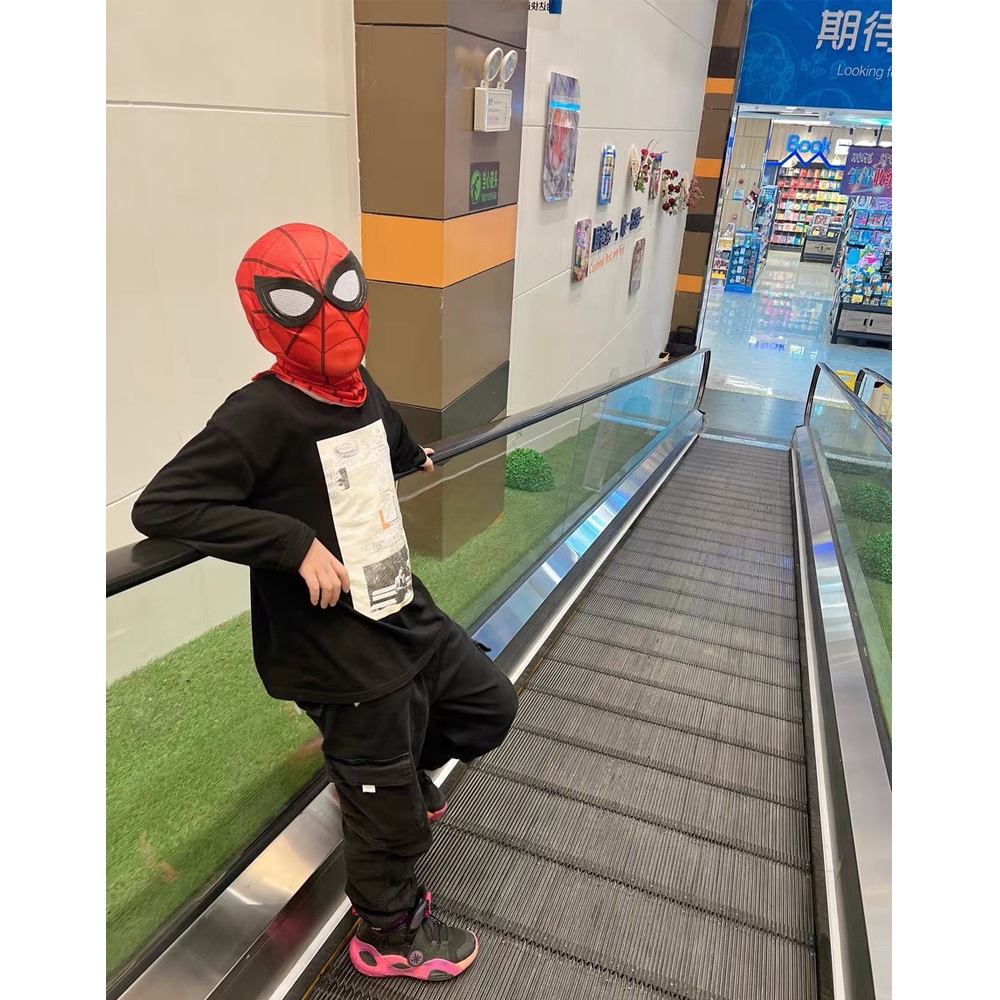 Mặt Nạ người nhện- Mặt Nạ Spider Man làm bằng vải ôm sát đầu
