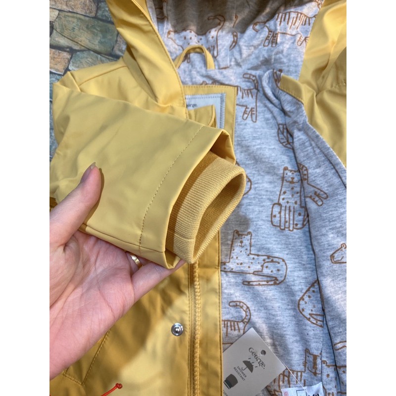 Áo khoác raincoat George Hổ Vàng
