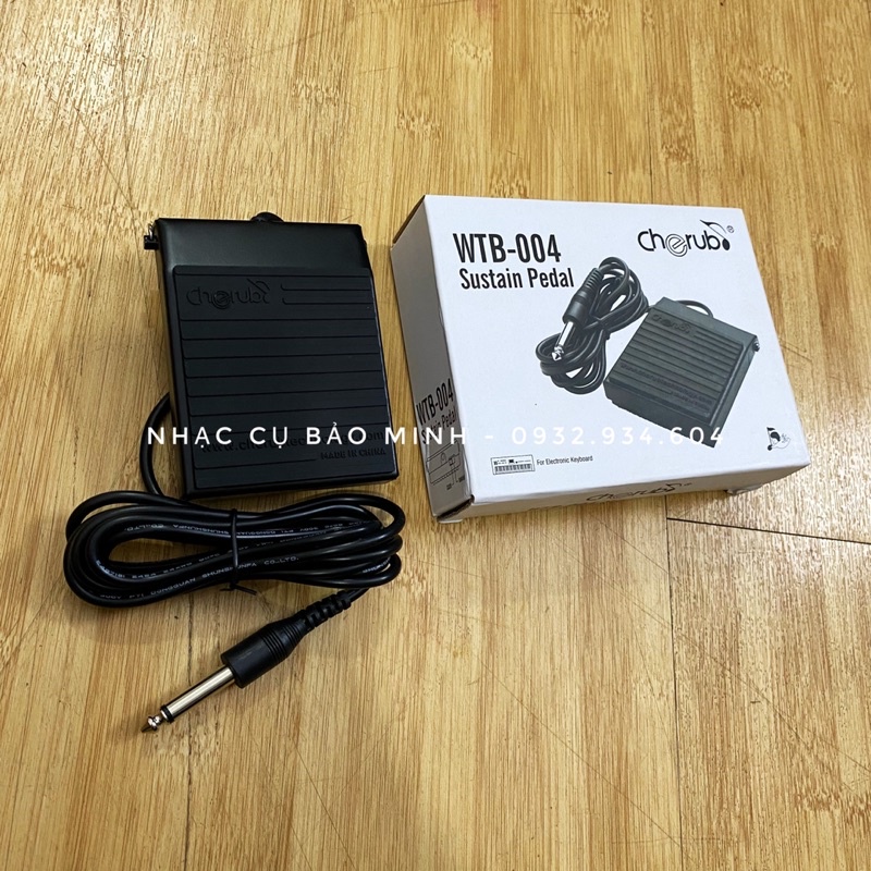 Pedal Cherub WTB-004 cho Đàn Organ, Piano, Trống Điện Tử - Bàn đạp tạo tiếng vang Sustain Keyboard