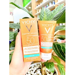 Kem Chống Nắng Vichy SPF 50 Ideal Soleil - 50ml cho da dầu, mụn, nhạy cảm