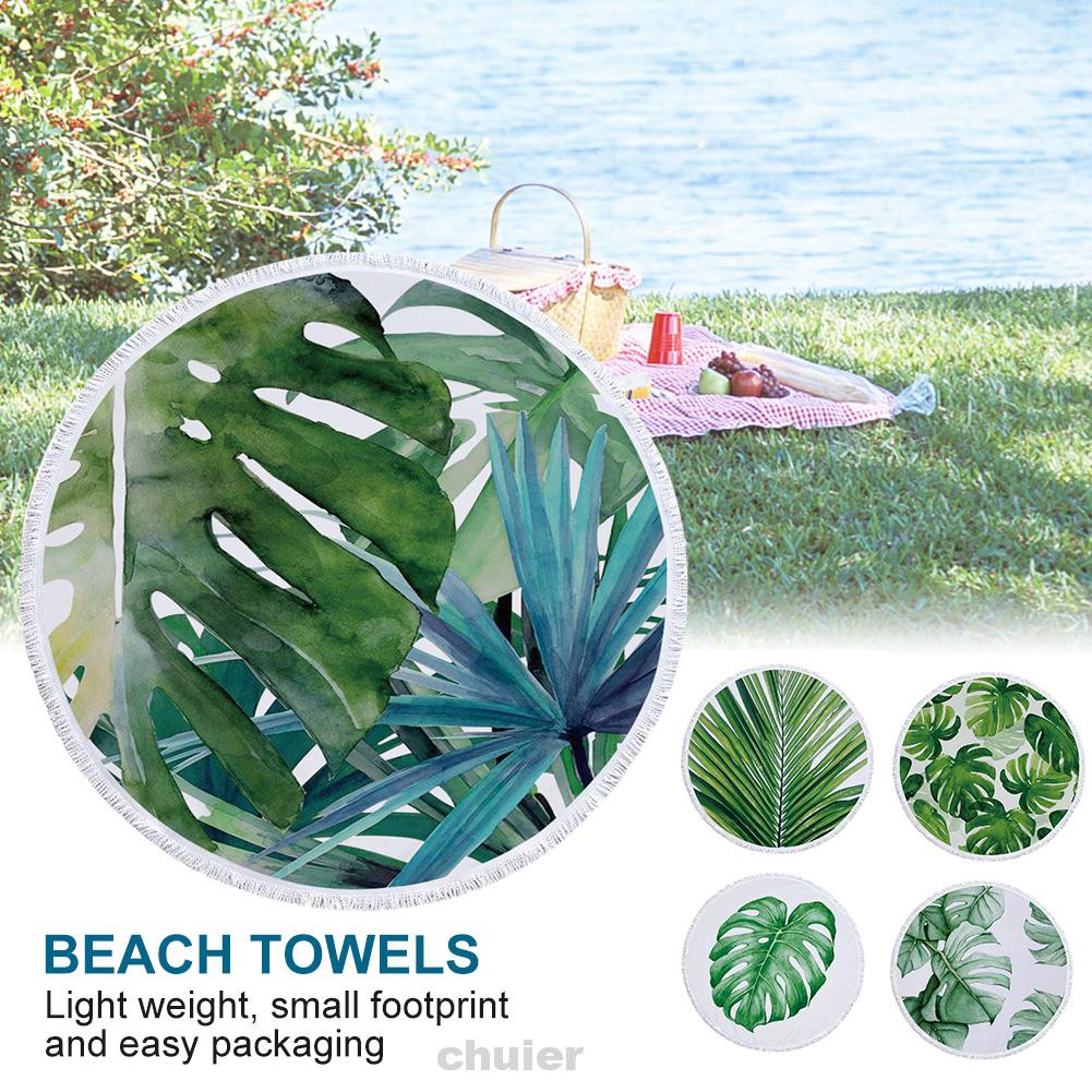 Microfiber Printing Swimming Picnic Summer Tassel Design Tapestry Outdoor Travel For Adults Colorful Beach Towel