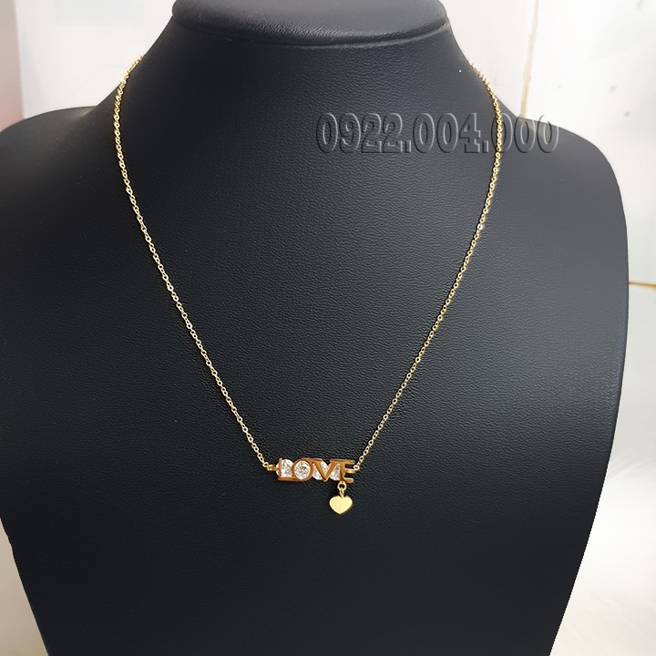 Dây chuyền nữ, dây chuyền chữ LOVE DZ1457