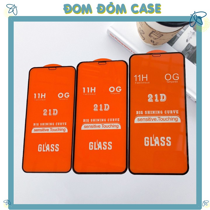 Kính Cường Lực iPhone Full Màn 21D cho iPhone 6/6plus/6s plus/7/7plus/x/xs/xs max/11/11 pro/11 promax/12/12Pro/12Promax