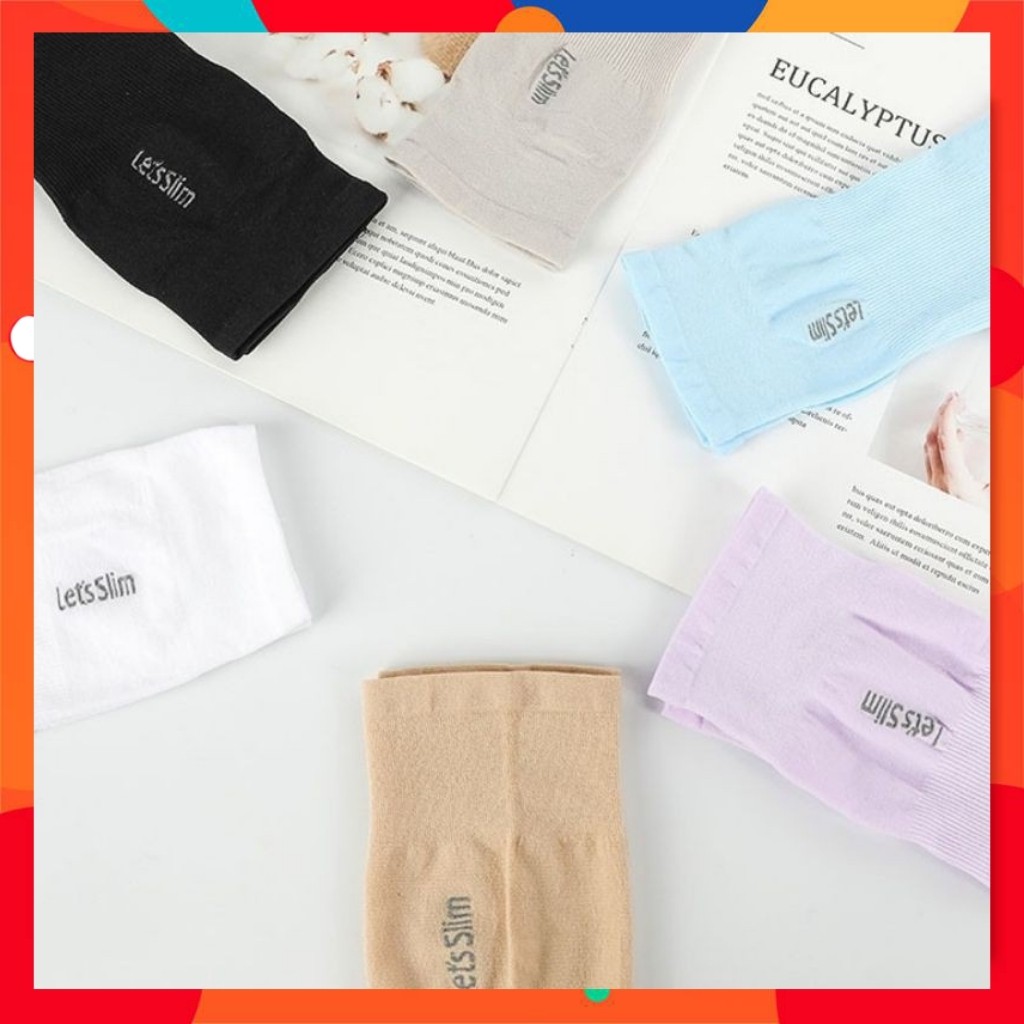 Găng tay chống nắng,ống tay chống tia uv Lechau cotton co giản,thấm hút tốt