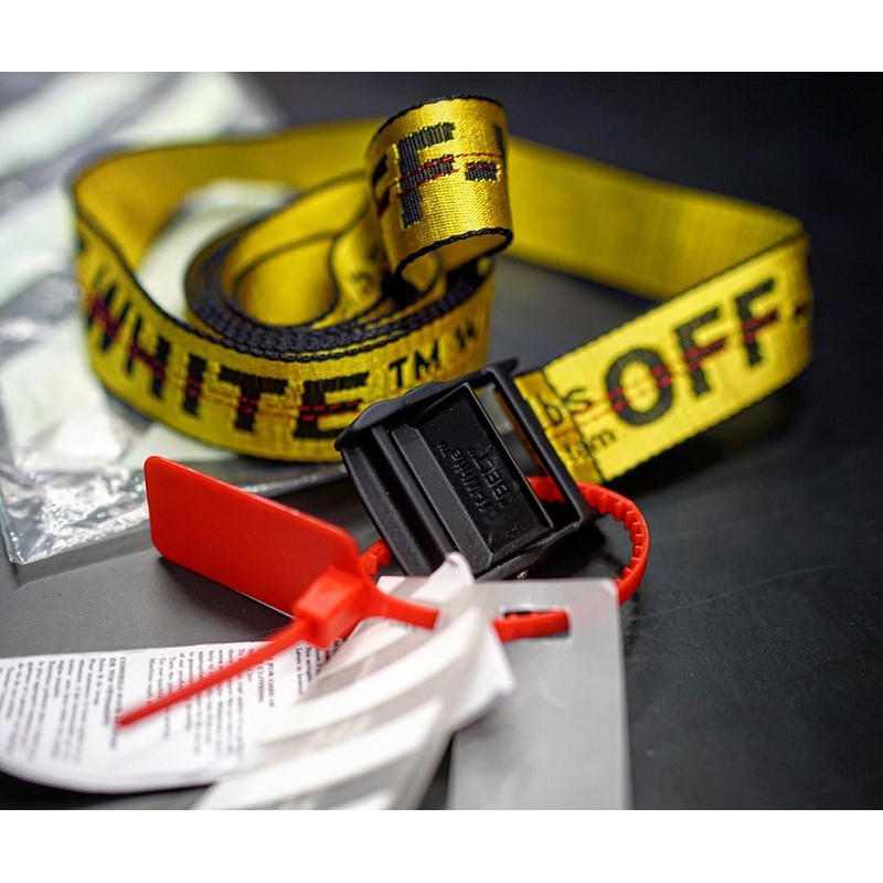Thắt lưng OFF WHITE cao cấp full tag túi, Belt OFF WHITE,dây nịt off white ow