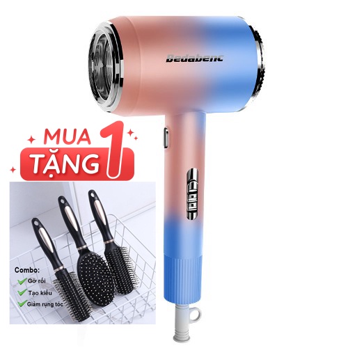 Máy Sấy Tóc Cao Cấp Không Làm Hư Tóc, Công Nghệ ION Không Làm Hại Tóc-MSV1