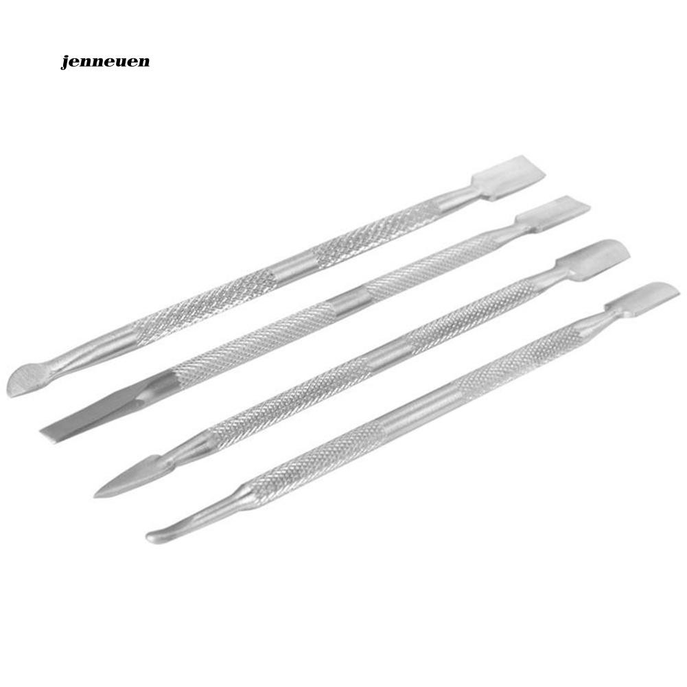 Bộ 4 dụng cụ làm móng bằng thép không gỉ chất lượng cao tiện dụng