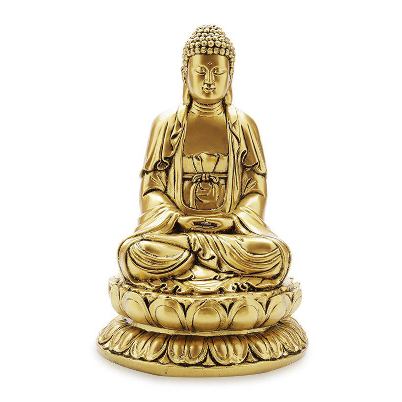 Tượng Phật A Di Đà ngồi đài sen 36x20cm
