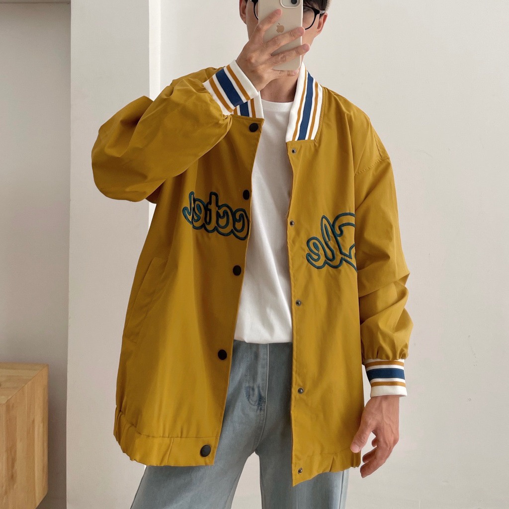 NOBITA HOME - ÁO KHOÁC DÙ THÊU CHỮ SLECCTER