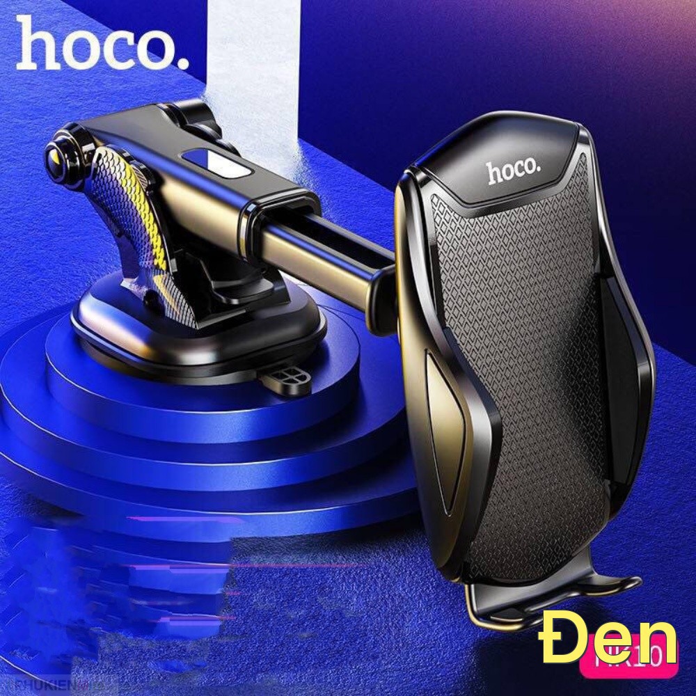 Giá đỡ kẹp điện thoại HOCO có khớp tay tăng giảm chiều dài dán, hít dán taplo, kính xe hơi ô tô | BigBuy360 - bigbuy360.vn