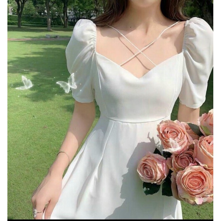 Váy trắng dự tiệc siêu xinh✅HÀNG CHUẨN LOẠI 1✅đầm mặc đi đám cưới,dạo phố,du lịch chuẩn stle hàn quốc-min.house86 | BigBuy360 - bigbuy360.vn