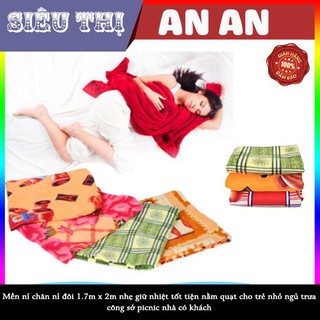 Chăn nì mền nỉ 1.7m x 2m mền nỉ nhung, mền nỉ cho bé chăn cho bé