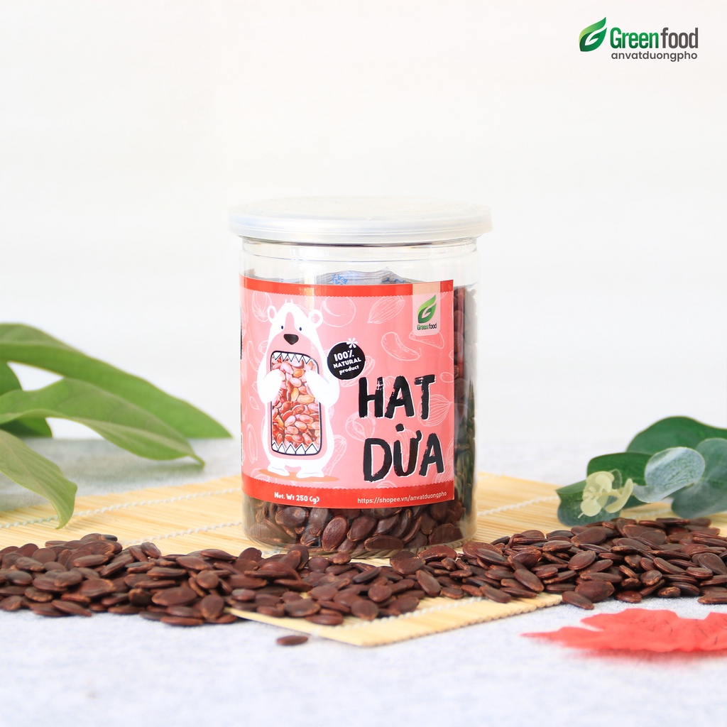 Hạt dưa vị mộc rang tay Green Food 100% tự nhiên không phẩm màu