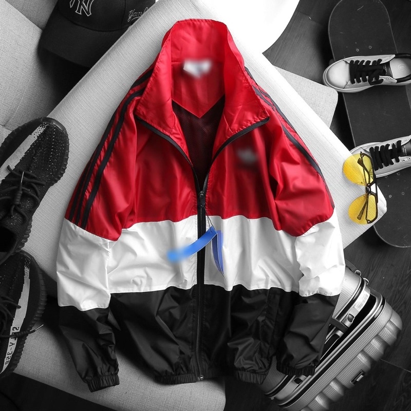 Áo khoác bomber dù gió nhẹ 2 lớp