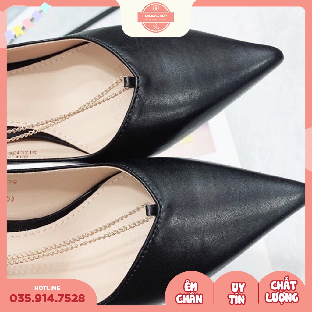 [Hàng chính hãng] Giày Cao Gót, Giày Nữ Siêu Đẹp, Thời Trang Phong Cách LALISA, Size 34 - 39, E260-261