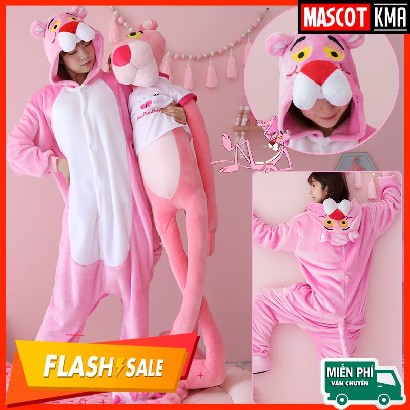 BỘ ĐỒ THÚ BÁO HỒNG CAO CẤP NGƯỜI LỚN