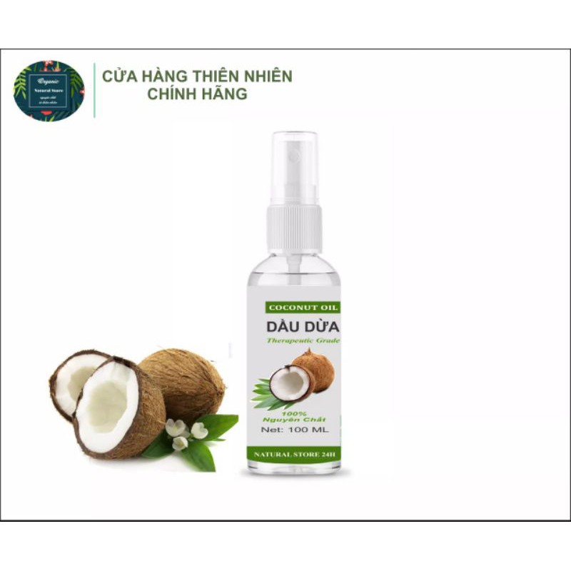 100ML Dầu Dừa Nguyên Chất Organic - Coconut Oil