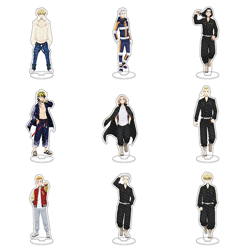 Hai mặt Mô Hình Đồ Chơi Nhân Vật Sano Ken Ryuguji Draken Mikey Trong Phim Hoạt Hình &quot;Tokyo Ghoul&quot; 15cm Nhựa acrylic chất lượng cao