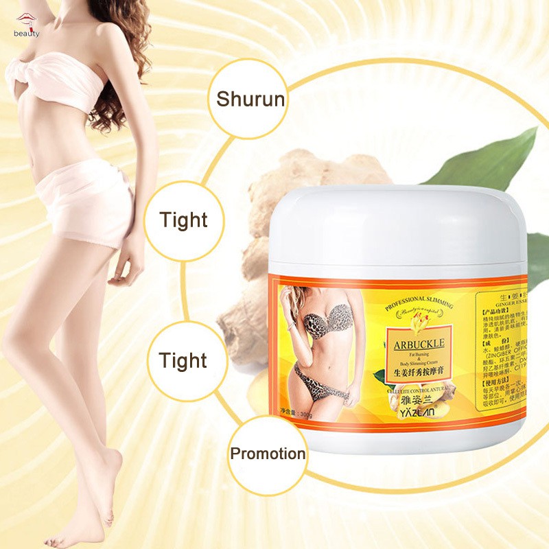 #Quan tâm# Ginger Full Body Slimming Cream Anti-cellulite Body Shaping Gel Moisturizing Firming