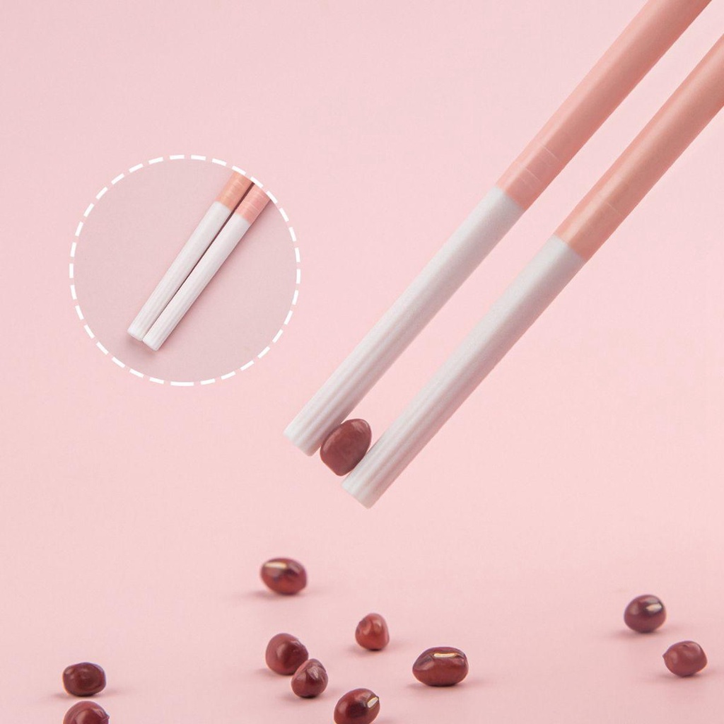 YIYU Đũa Silicone Sợi Thủy Tinh Chống Vi Khuẩn Có Thể Tái Sử Dụng