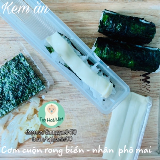 Khuôn cơm sushi nhỏ, cơm cuộn rong biển cho bé