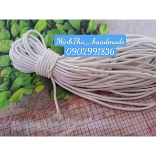 Dây chun, dây thun tròn, 1 bó 10m, dùng may khẩu trang, dây buộc tóc, srunchies