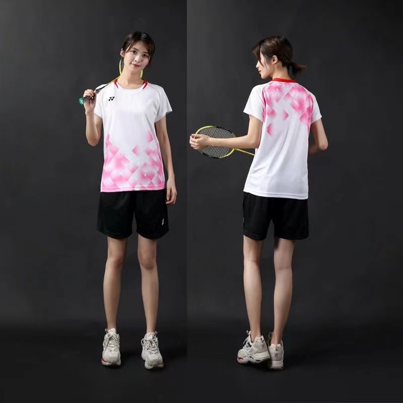 Bộ Đồ Thể Thao Tay Ngắn Yonex Kiểu Hàn Quốc Cá Tính Cho Nam Và Nữ