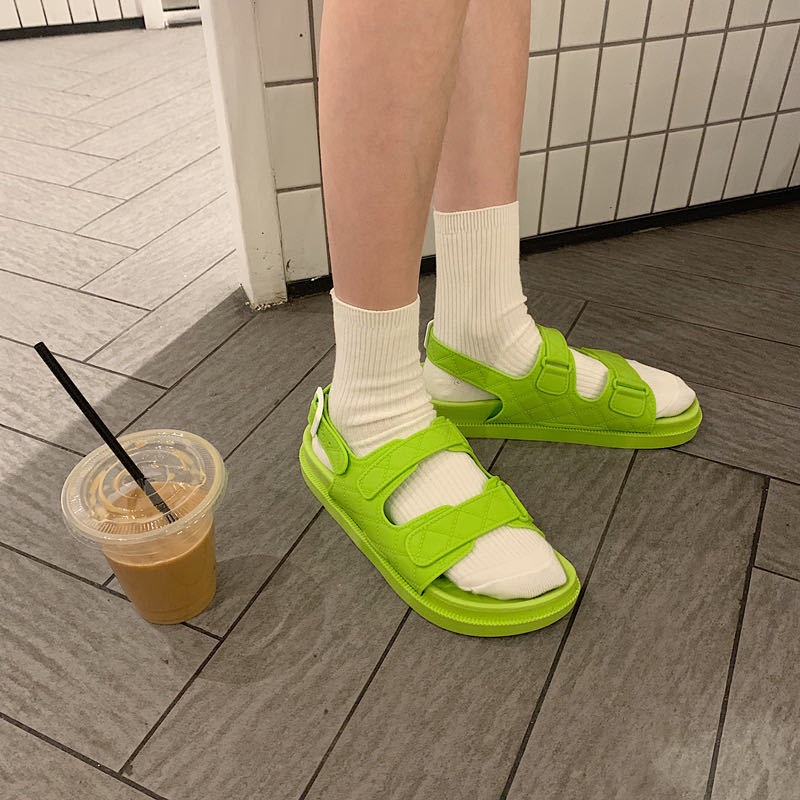 (HÀNG SẴN SHIP) GIÀY SANDAL QUAI NGANG, STYLE ULZZANG HÀN QUỐC